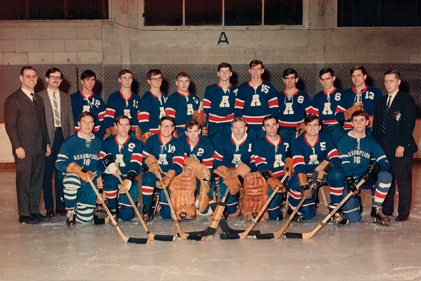 1967-68 Assumption Men's Ice Hockey team