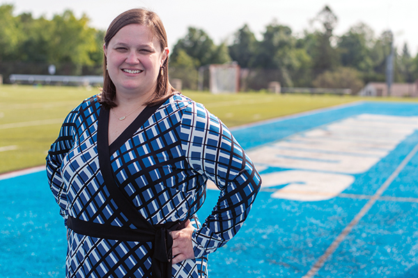 Assumption Athletic Director Christine Lowthert