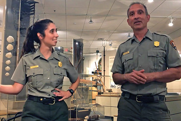 Olivia Burke ’20 and her father, Bill, a Cape Cod National  Seashore Park historian, presented a virtual program in July, “Escape to the Cape: Exploring the Ever-Changing National Seashore.”